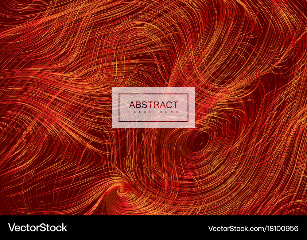 Dynamic Red Swirl Abstract Background vector image