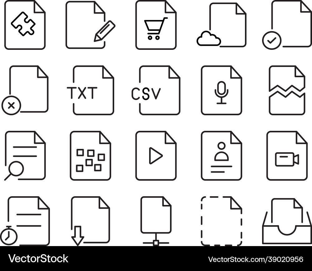 Files isolated icon which can easily modify vector image