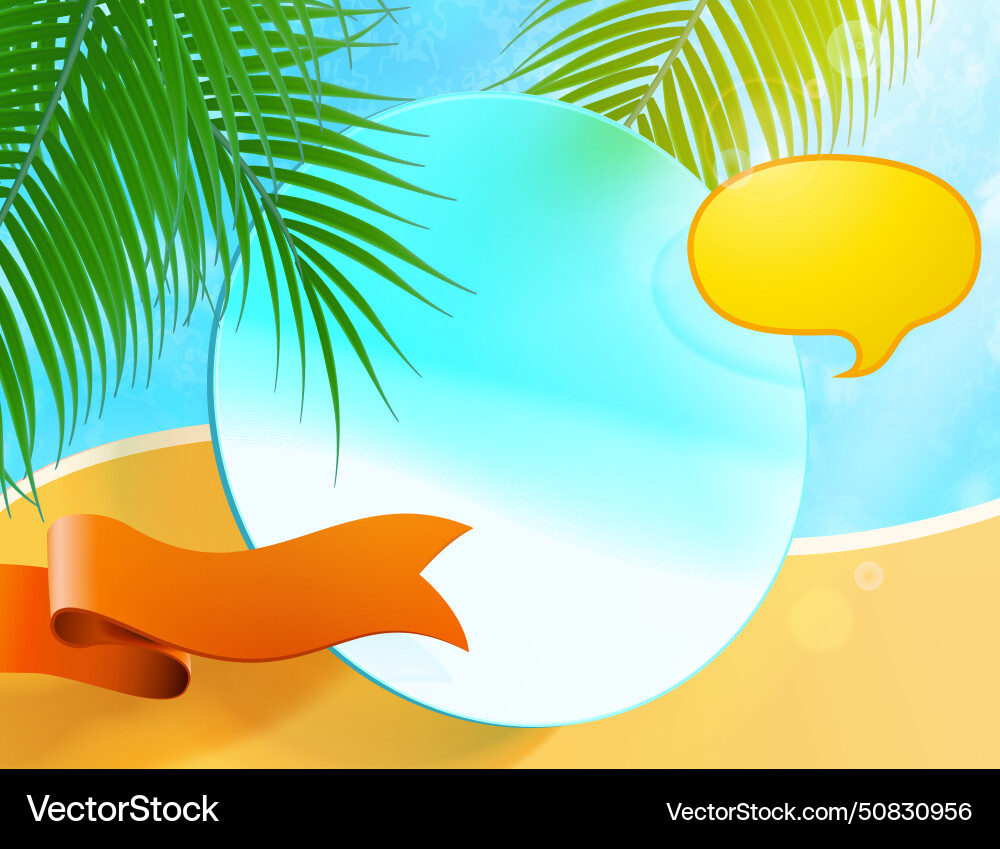 Sunny floating objects background Sunny floating objects background vector image