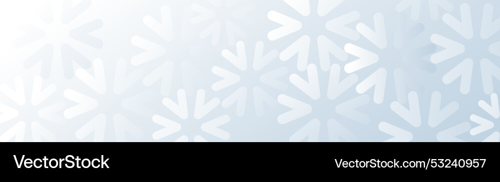 Abstract white snowflake pattern on blue Abstract white snowflake pattern on blue vector image