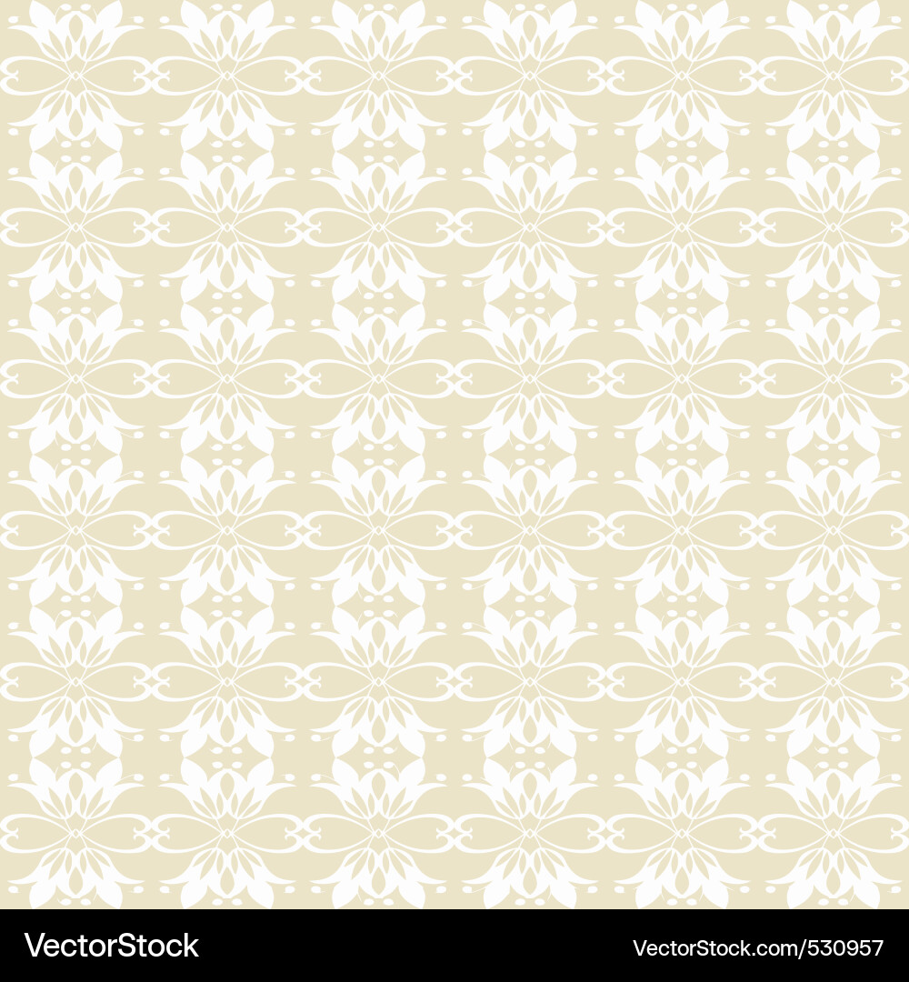 Beautiful and abstract seamless floral patten Vector Image