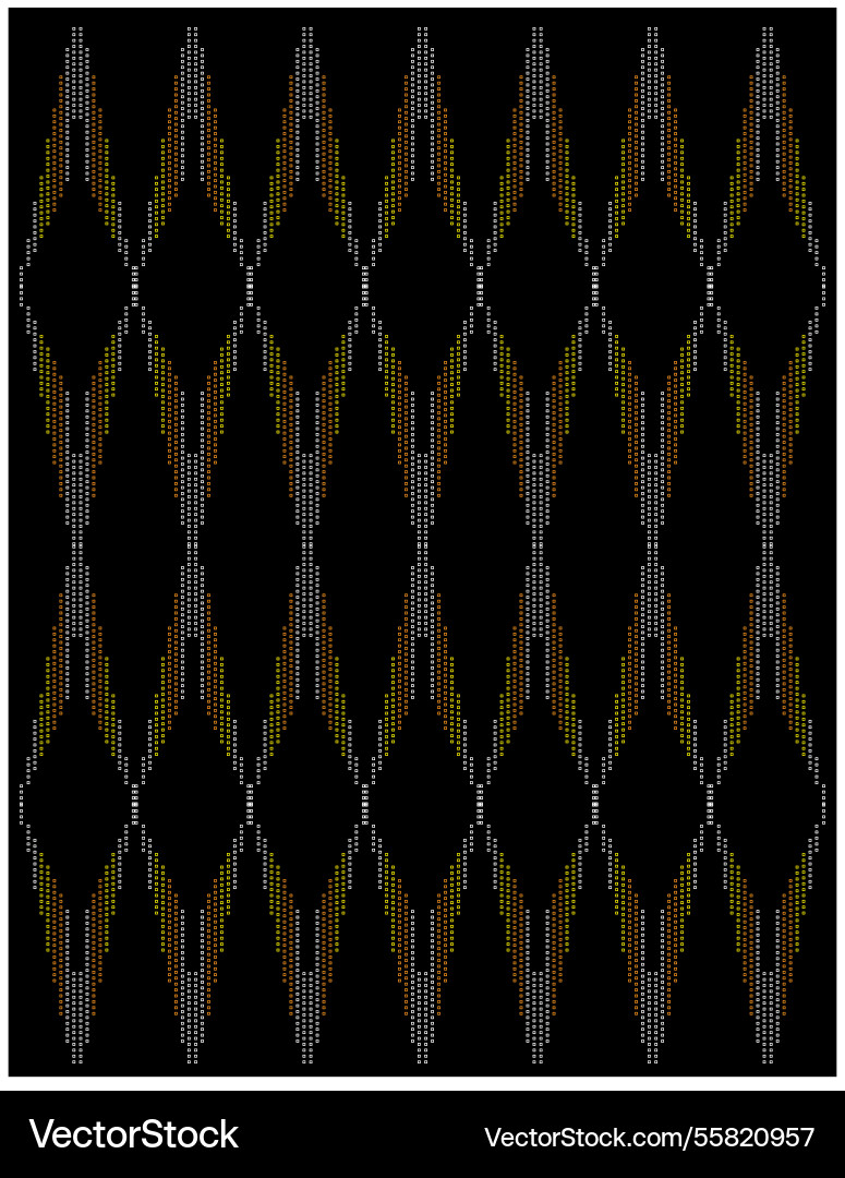 Dot and line texture abstract print Vector Image