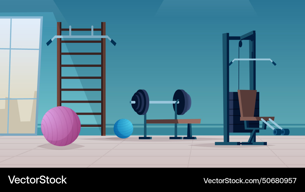 Fitness Club Sport Hintergrund mit Zubehör Fitness Club Sport Hintergrund mit Zubehör vektorbild