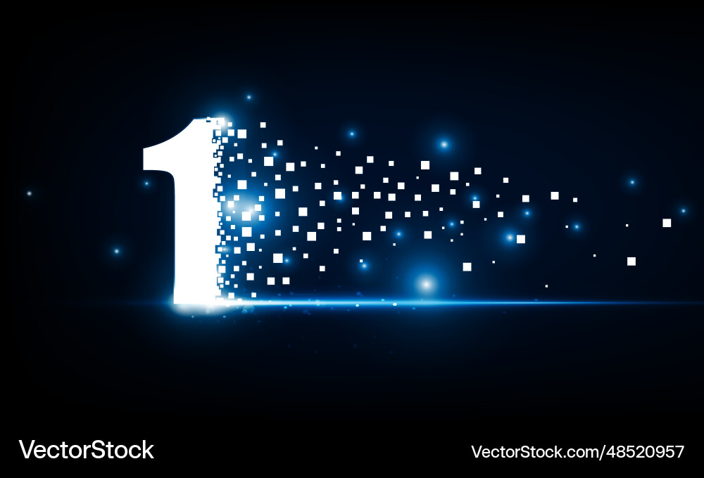 High speed concept number one in the form High speed concept number one in the form Vector Image