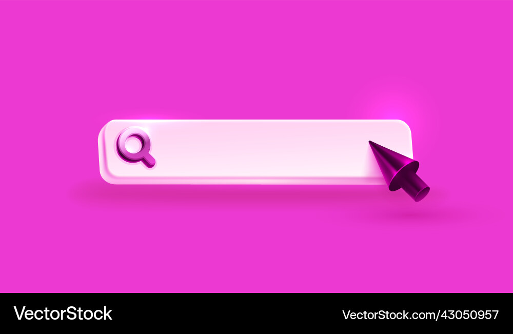Search web banner browse network frame address Vector Image