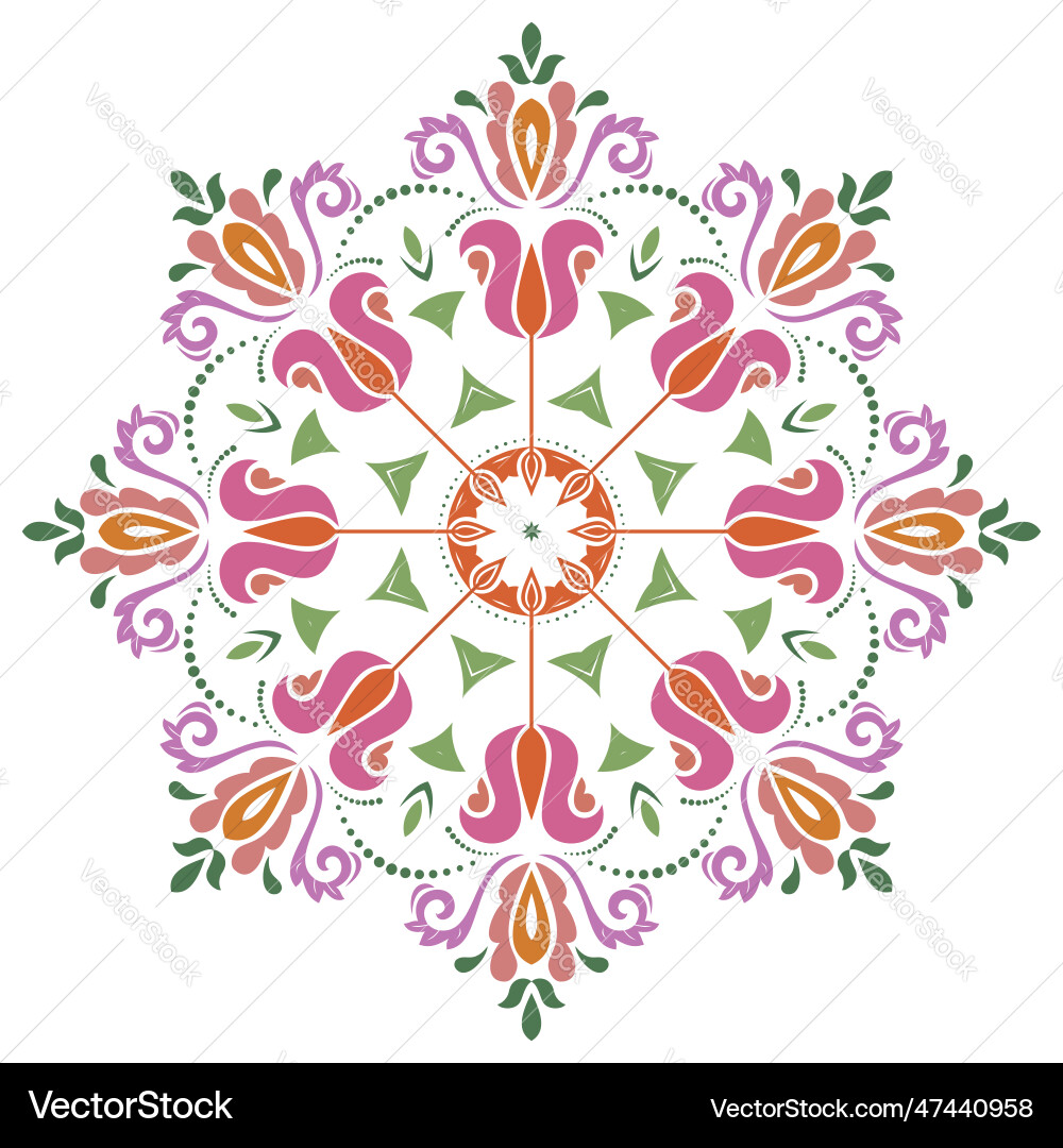 Classic fine pattern with various Classic fine pattern with various Vector Image