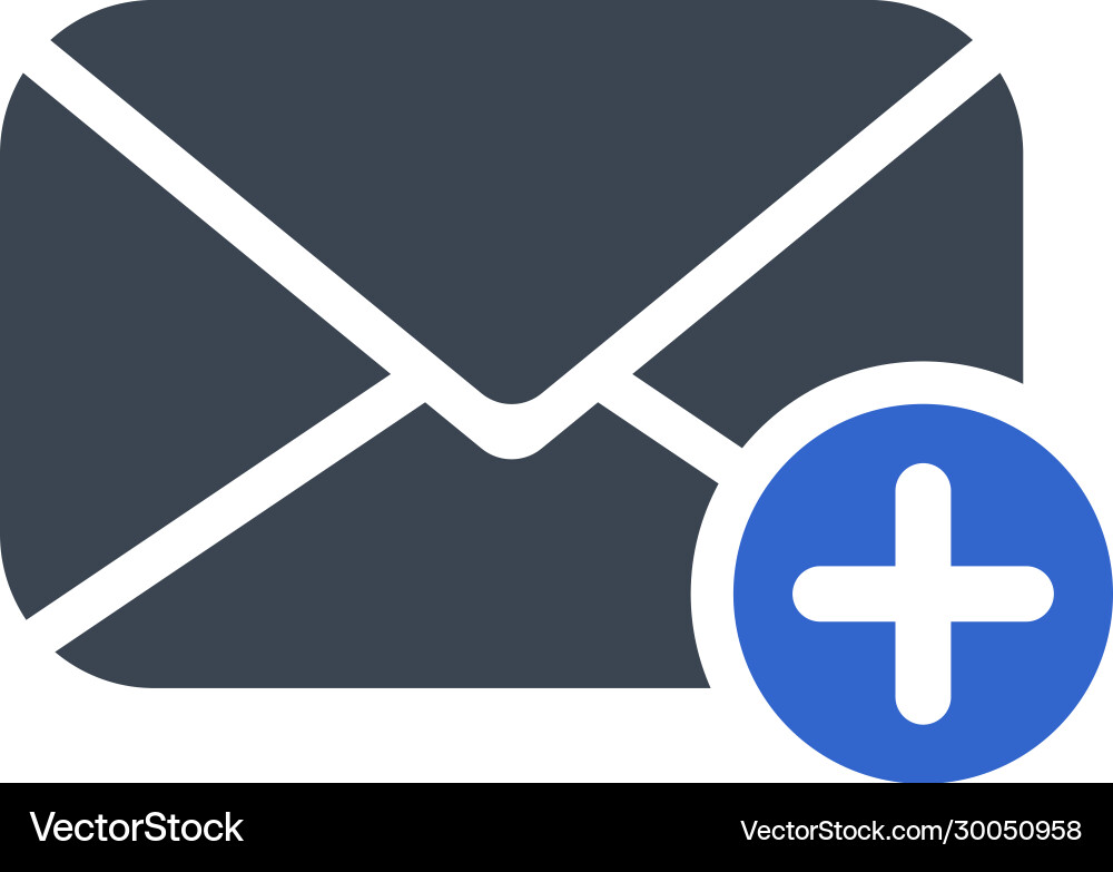 Create email icon Royalty Free Vector Image - VectorStock