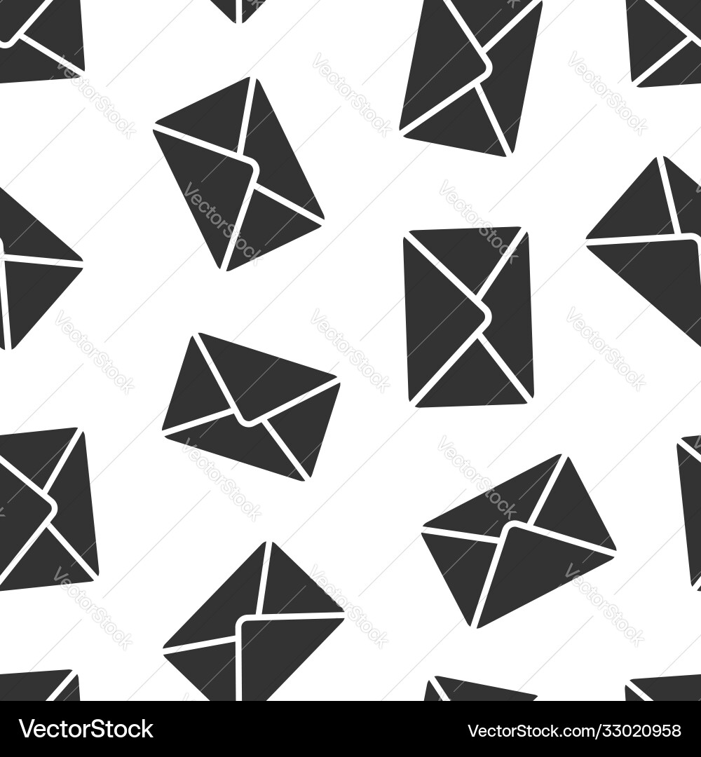Email message icon in flat style mail document Email message icon in flat style mail document vector image