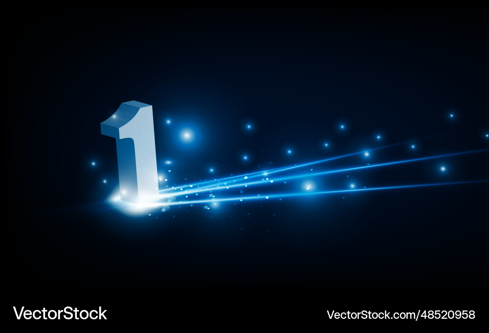 High speed concept number one in the form High speed concept number one in the form Vector Image