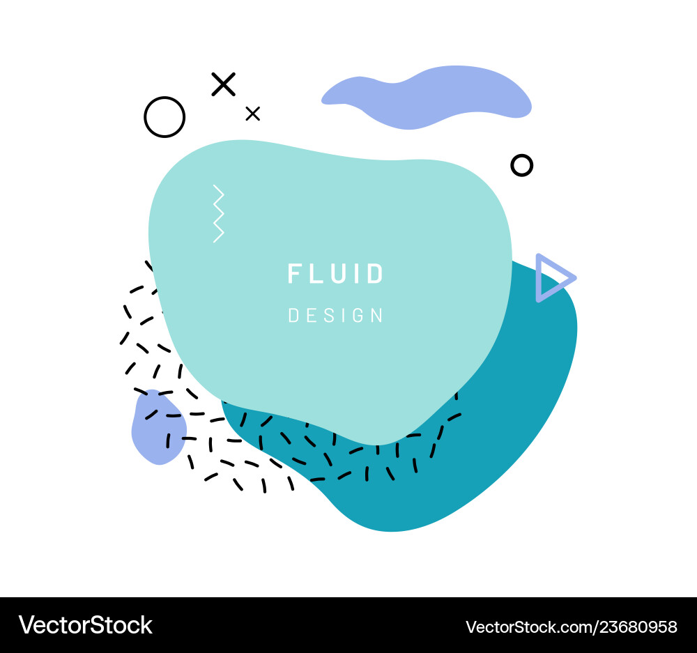 Memphis Style Geometric Patterns vector image
