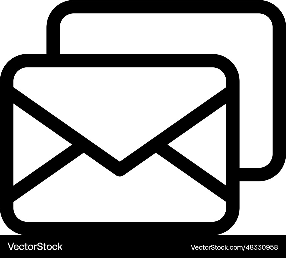 Message icon Message icon vector image