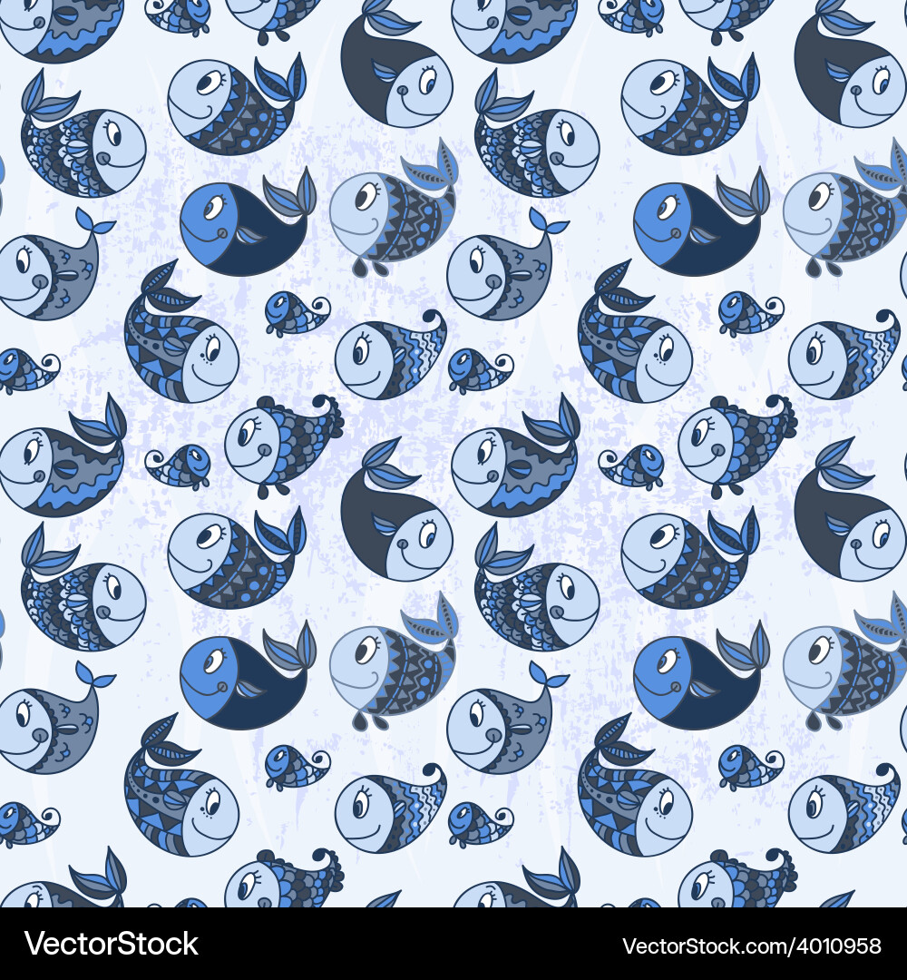 Seamless pattern background of colorful happy Vector Image