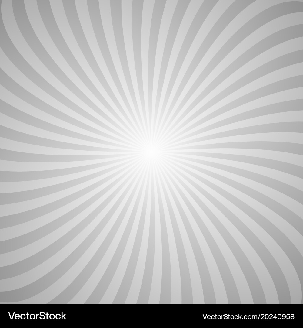 Spiral abstract background from rotating rays vector image