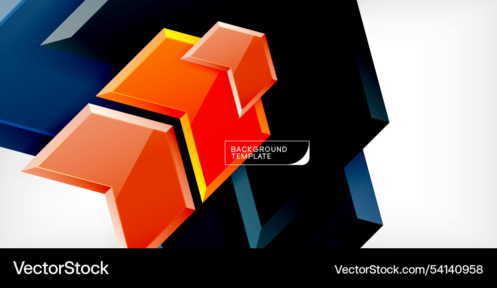 Technology dynamic arrow geometric background Technology dynamic arrow geometric background Vector Image