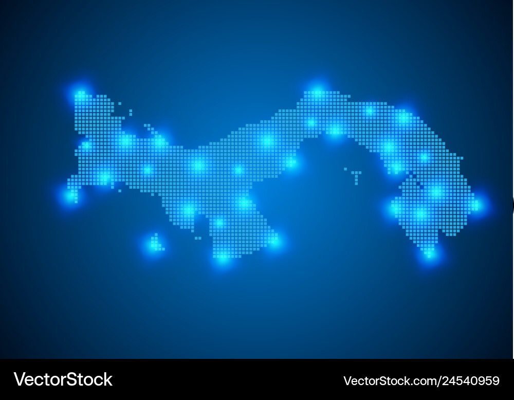 Abstract blue background with map internet line Abstract blue background with map internet line vector image