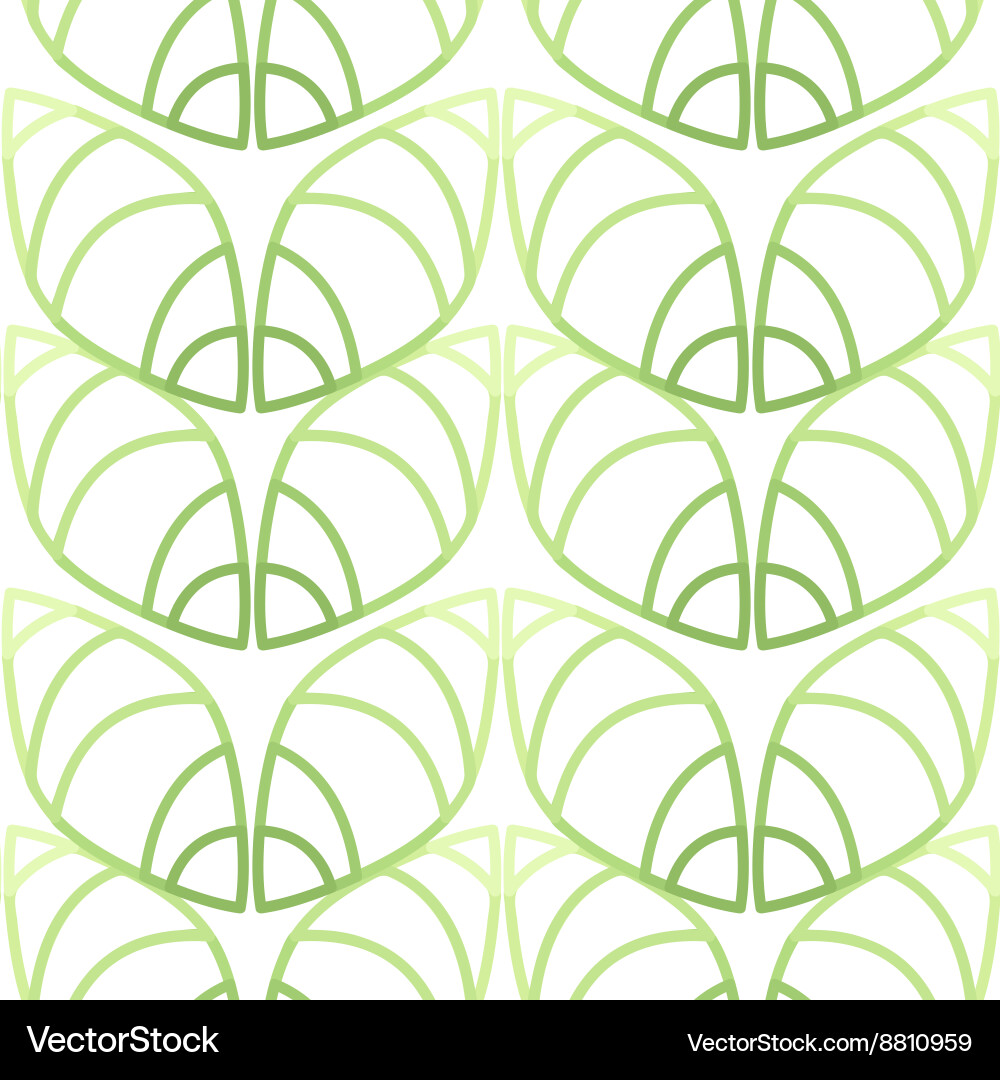 Abstract Leaf Pattern vector image