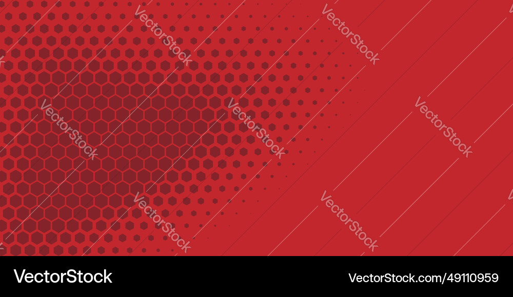Geometric abstract hexagon two color background Vector Image