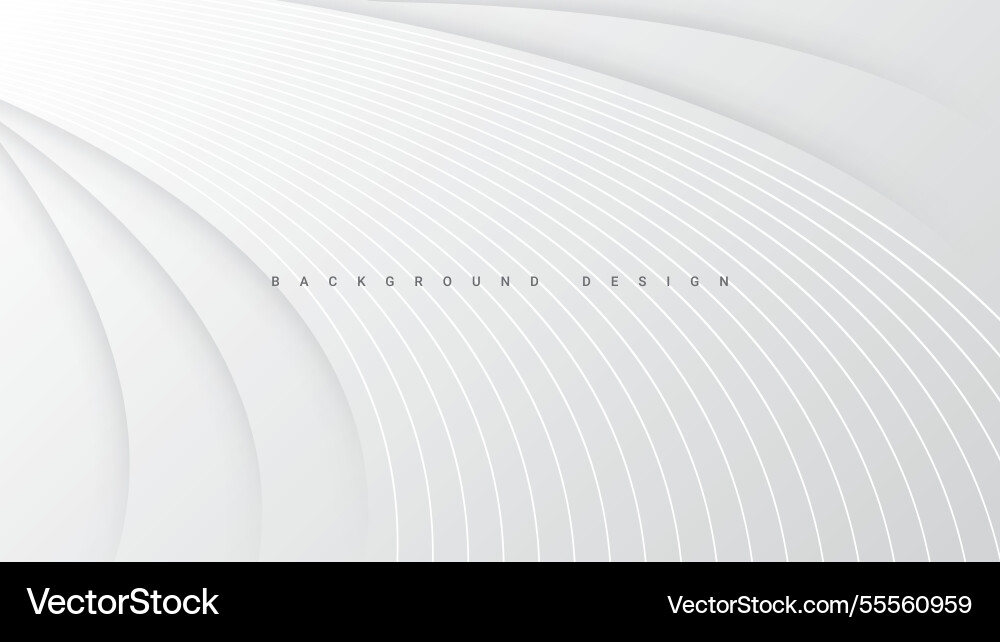 White background design with wavy lines White background design with wavy lines vector image