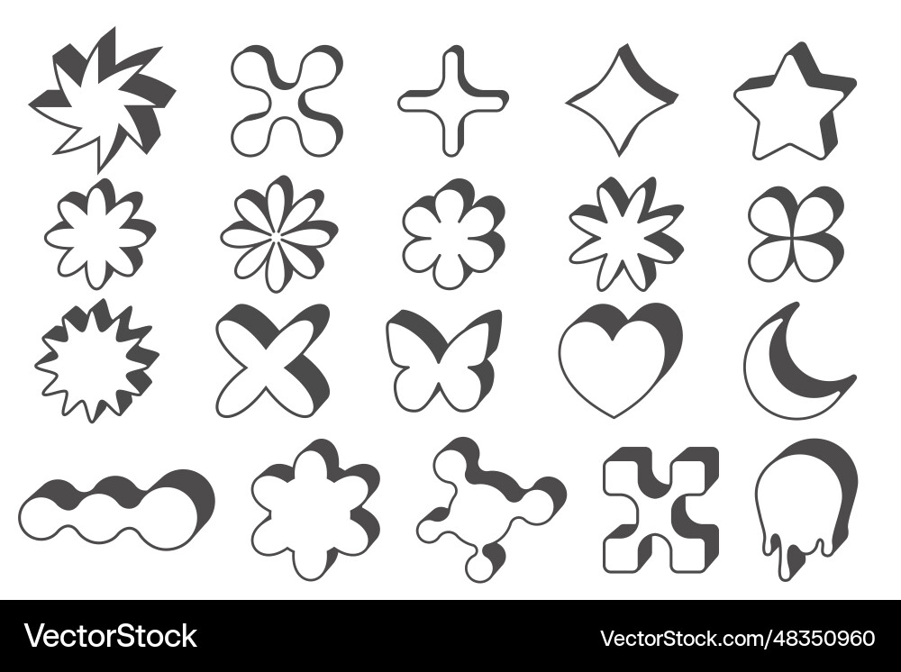 Abstract geometric elements for design Abstract geometric elements for design vector image