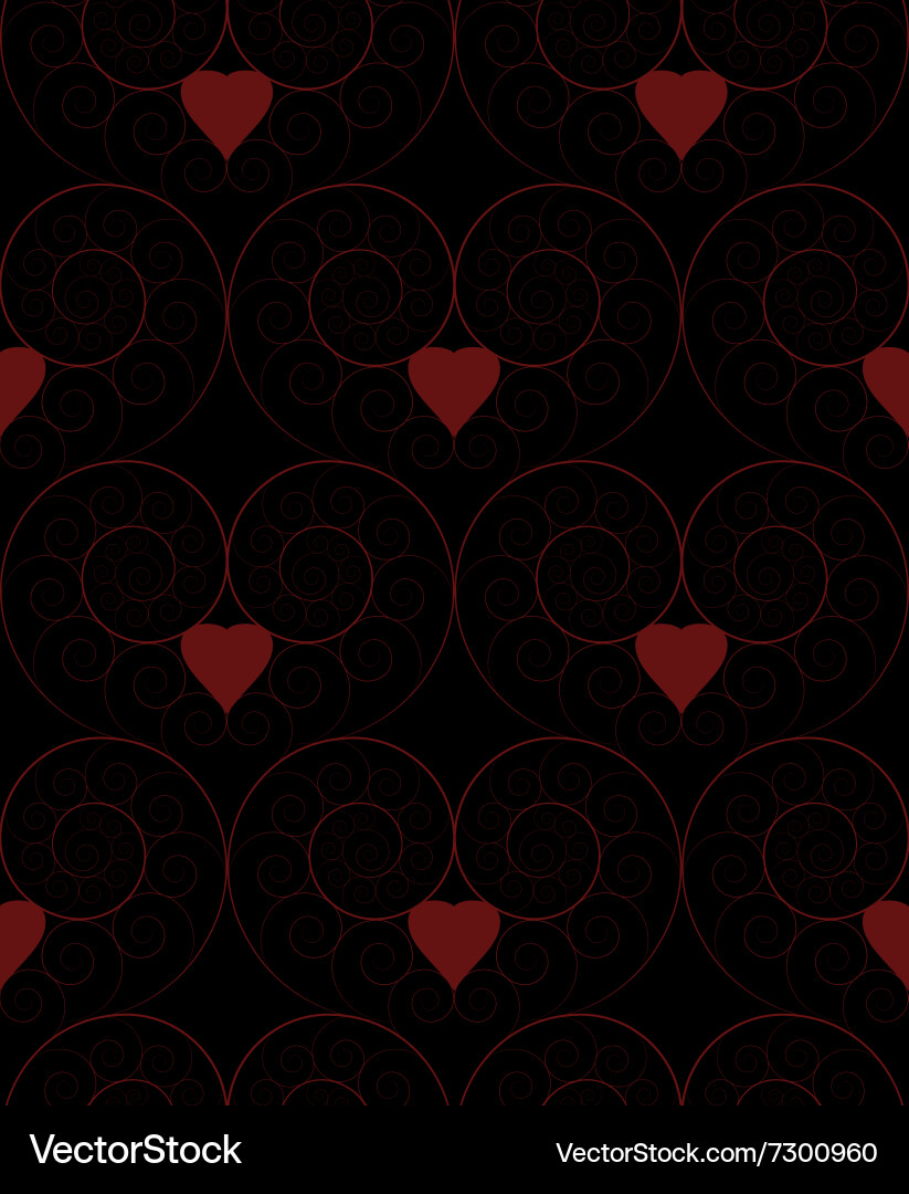 Fractal-spiral seamless pattern vector image