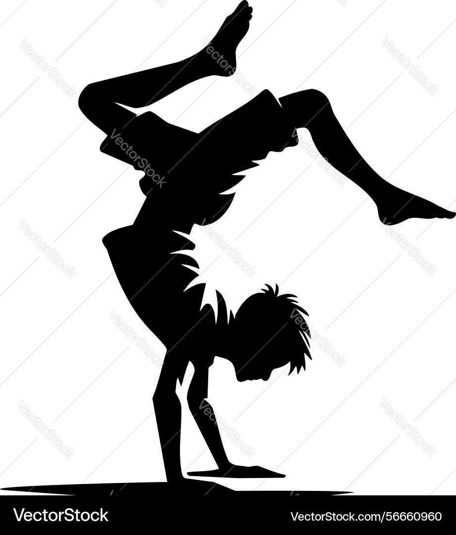 X-default symbol child in motion Vector Image