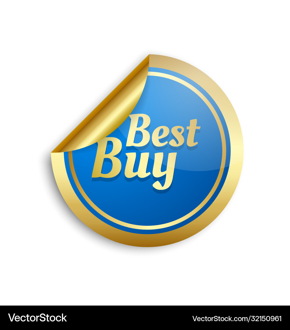Best buy sticker Royalty Free Vector Image - VectorStock