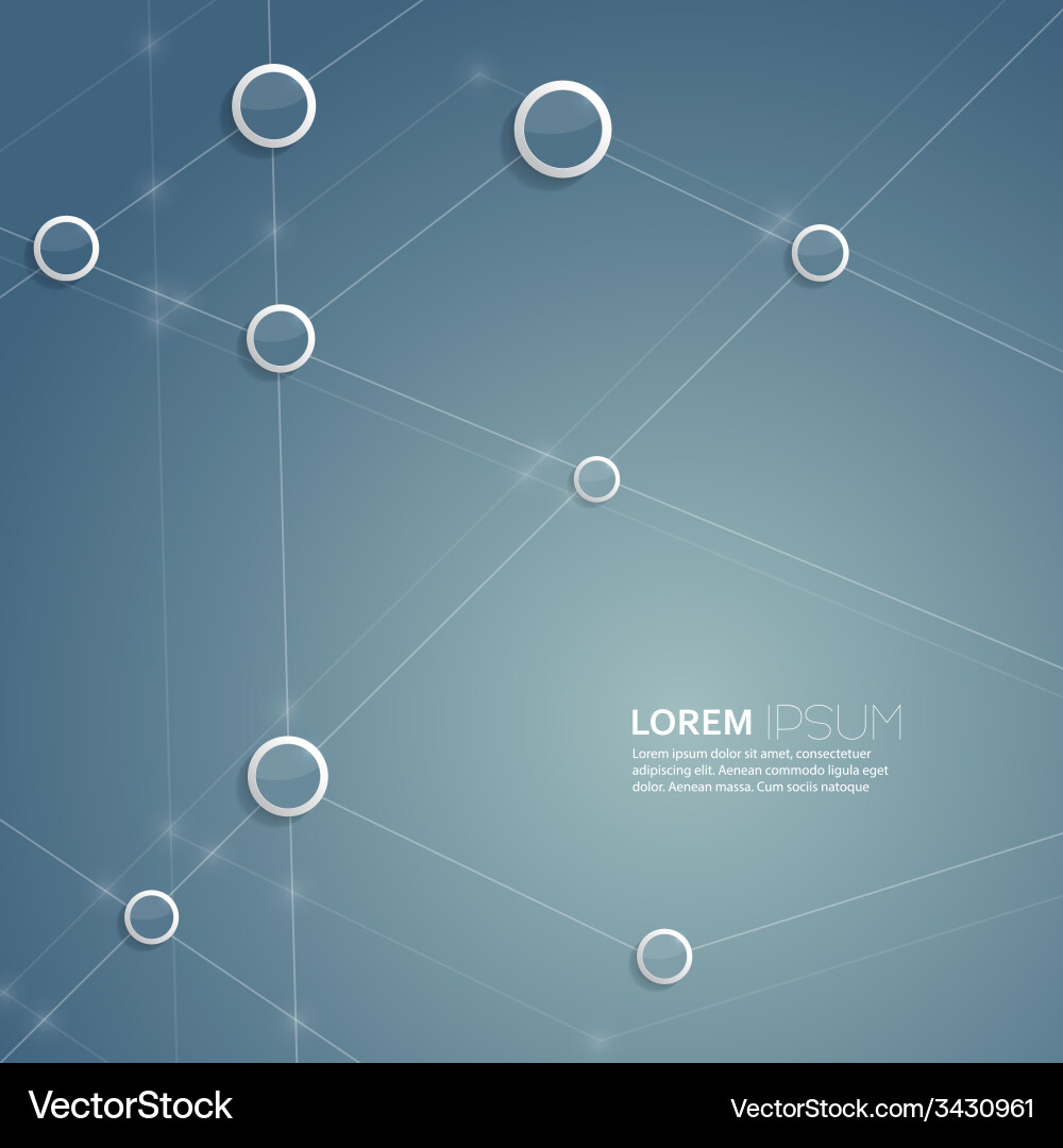 Blue abstract background with transparent mesh vector image