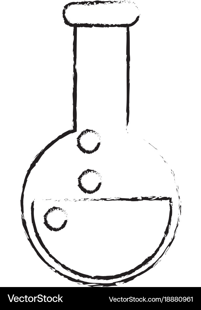 Isolated flask design Vector Image