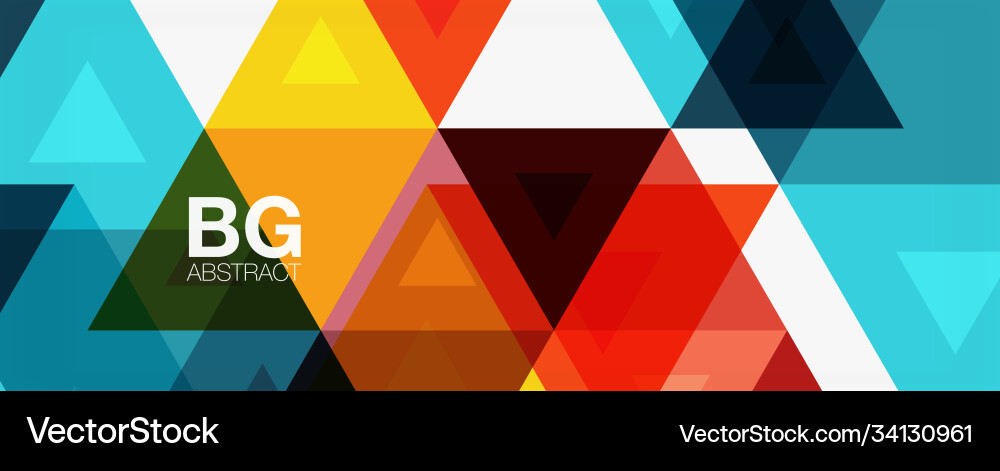 Mosaic triangle pattern abstract background Mosaic triangle pattern abstract background Vector Image