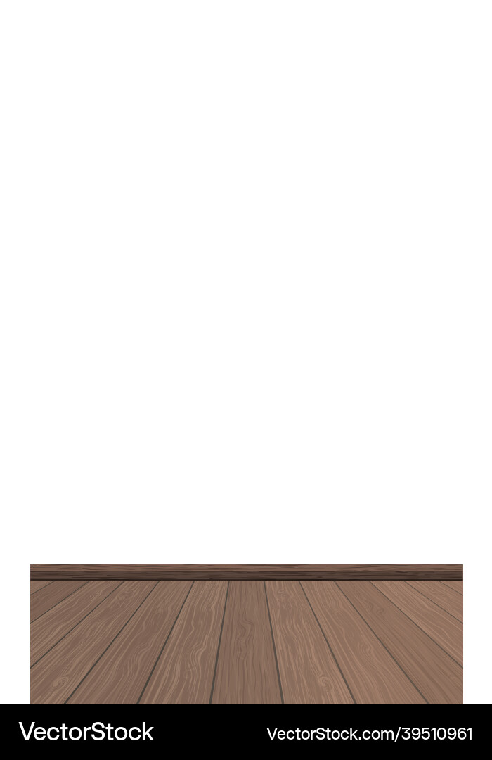 Realistischer dunkler Holzboden und weiße Wand Realistischer dunkler Holzboden und weiße Wand vektorbild