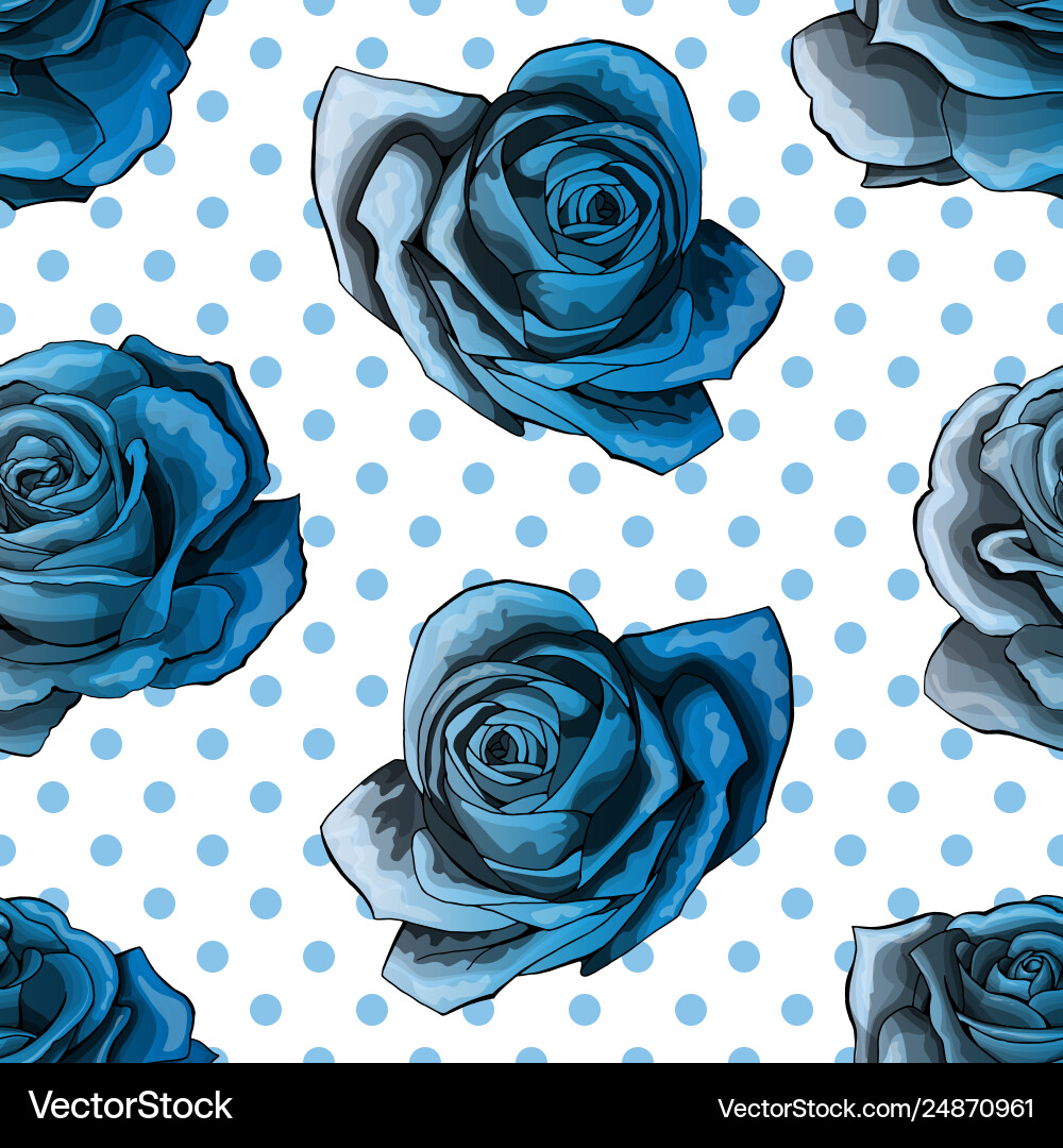 Seamless pattern background with blue gradient Vector Image