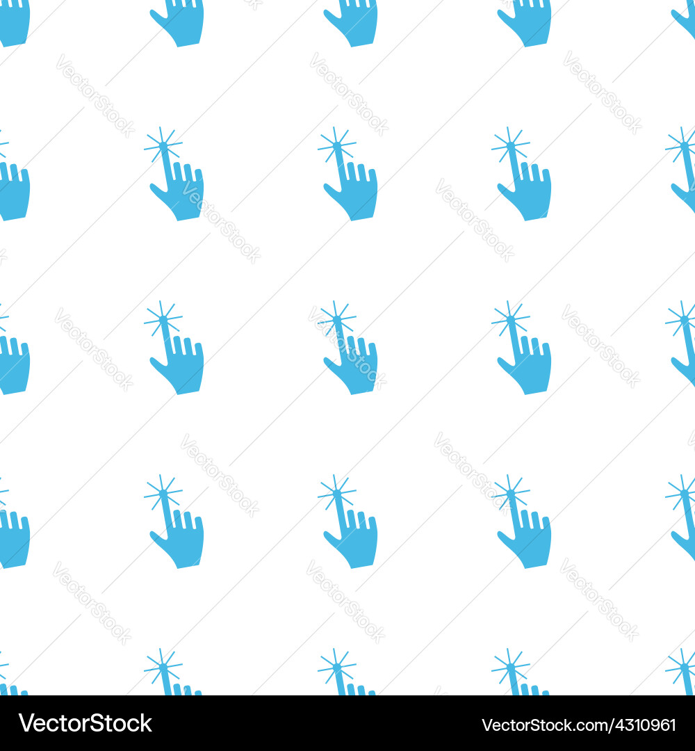 Unique click seamless pattern vector image