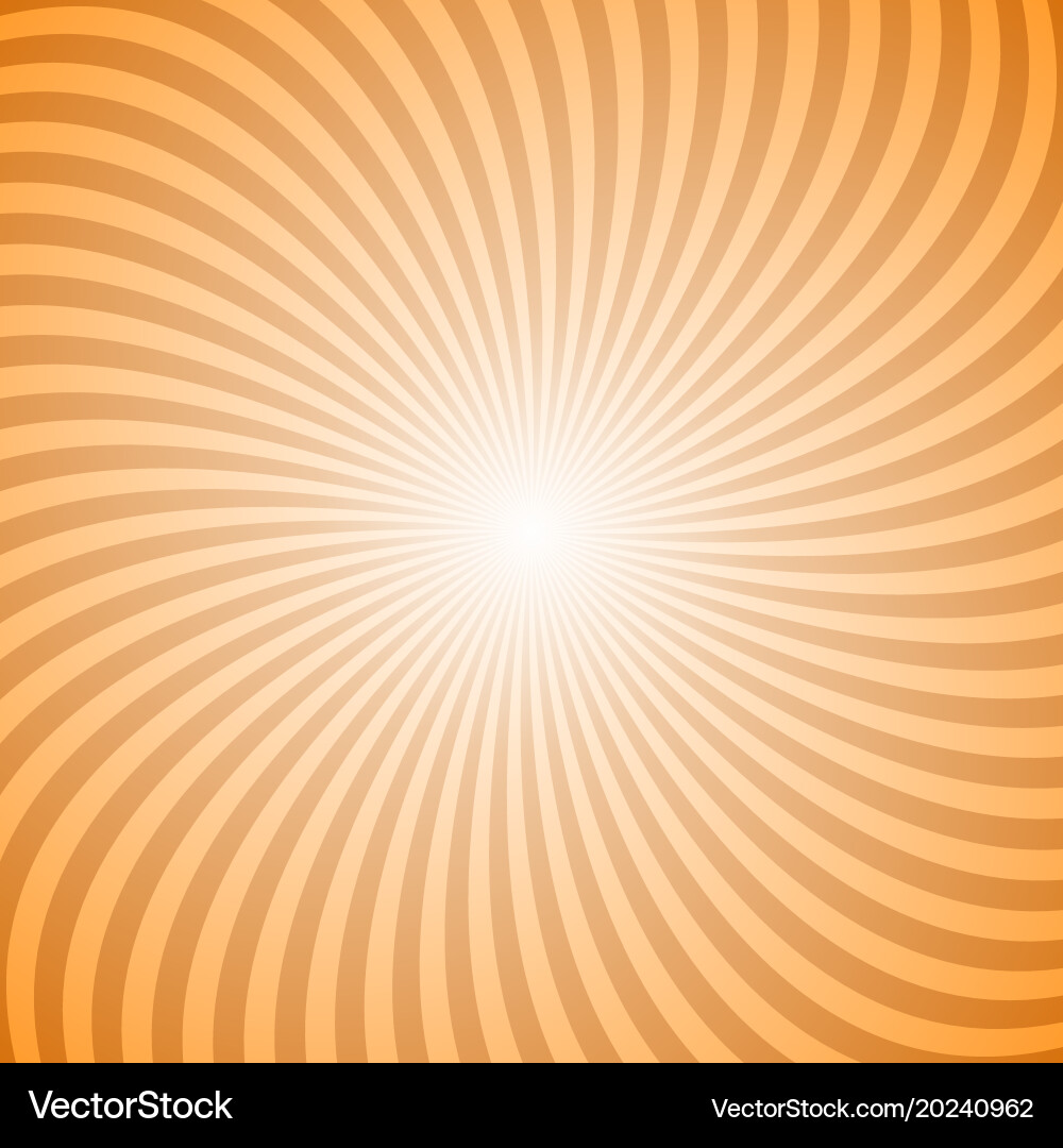 Abstract spiral ray background from rotating rays vector image