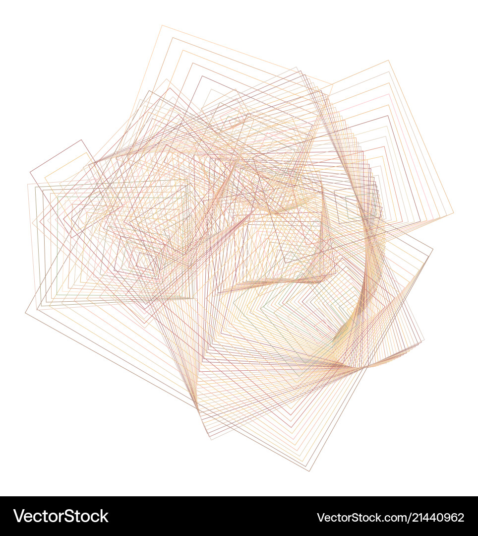 Color abstract square rectangle geometric pattern vector image