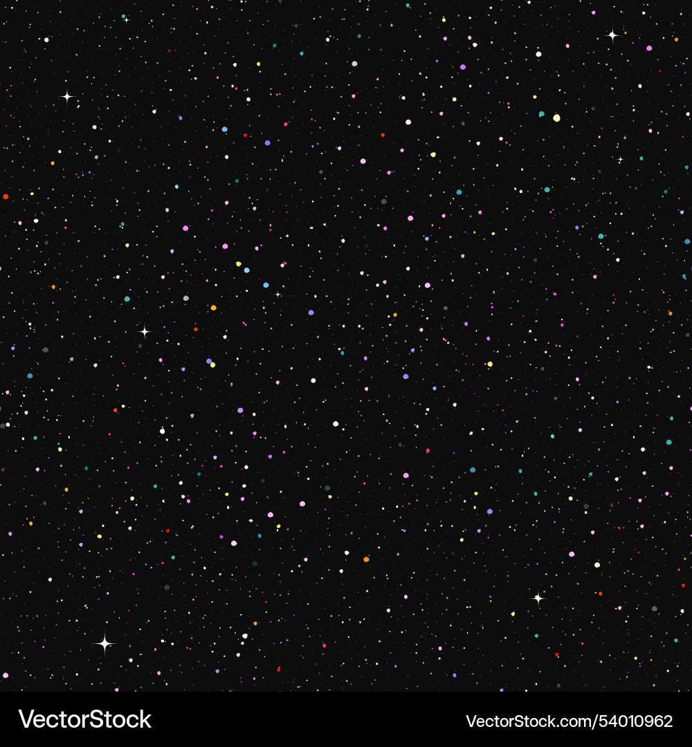 Infinite universe seamless pattern Infinite universe seamless pattern vector image