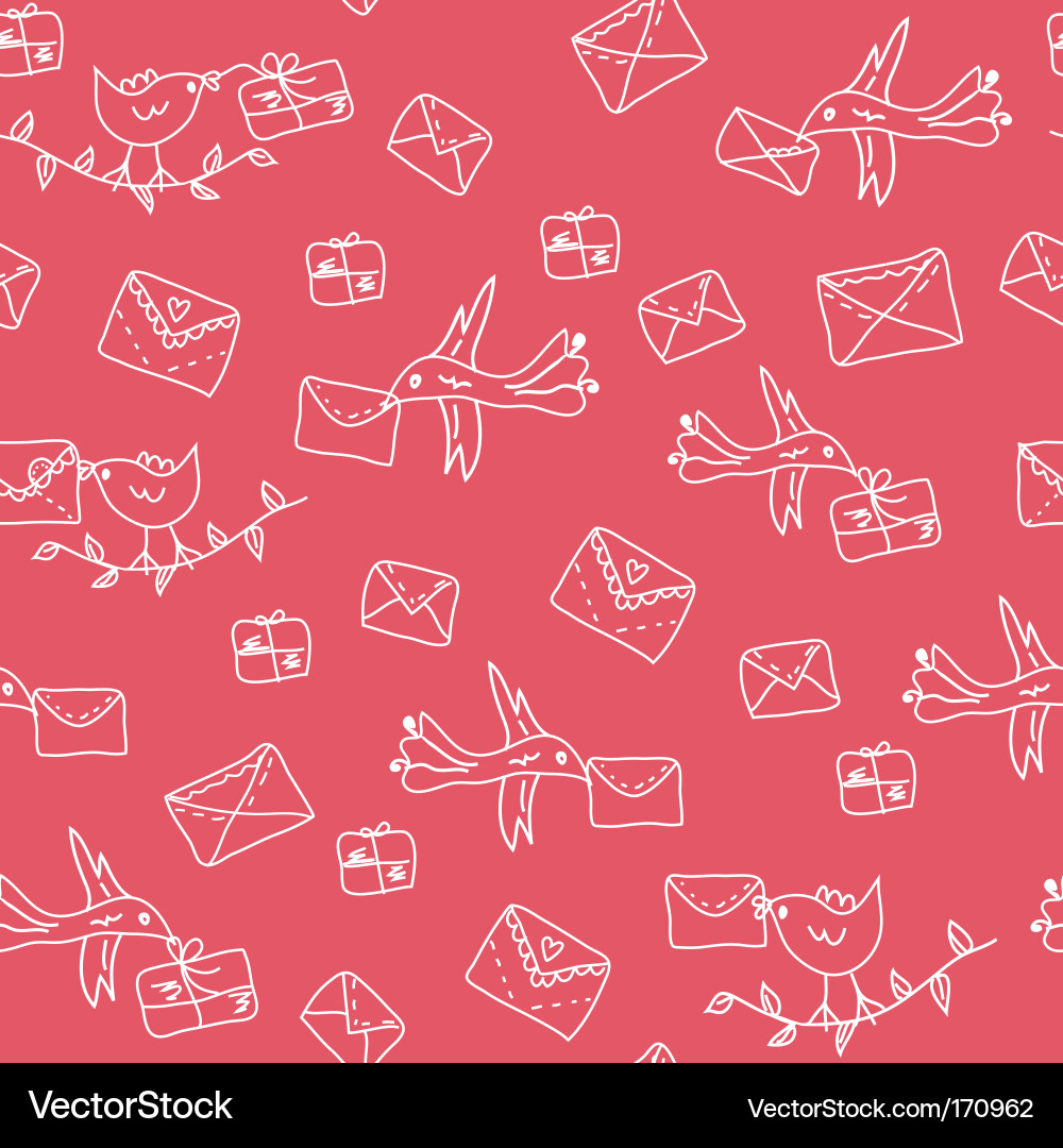 Post pattern Vector Image