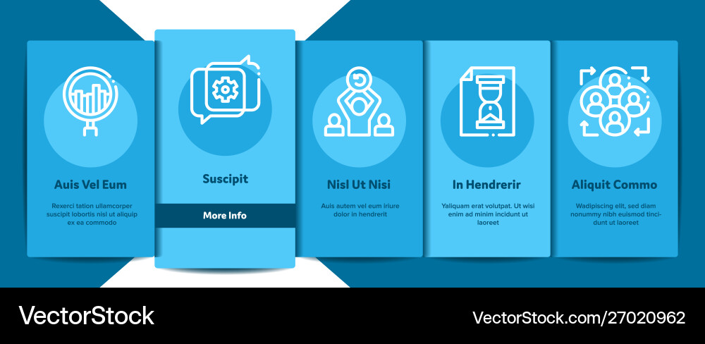 Scrum agile elements onboarding Scrum agile elements onboarding vector image