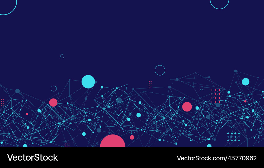 Template for science and technology presentation Template for science and technology presentation vector image