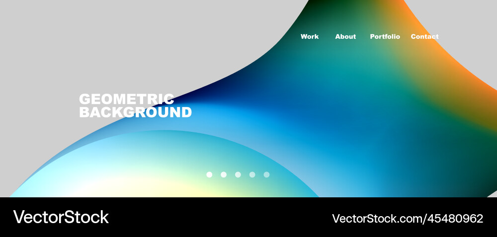 Trendy simple circle gradient abstract background Vector Image