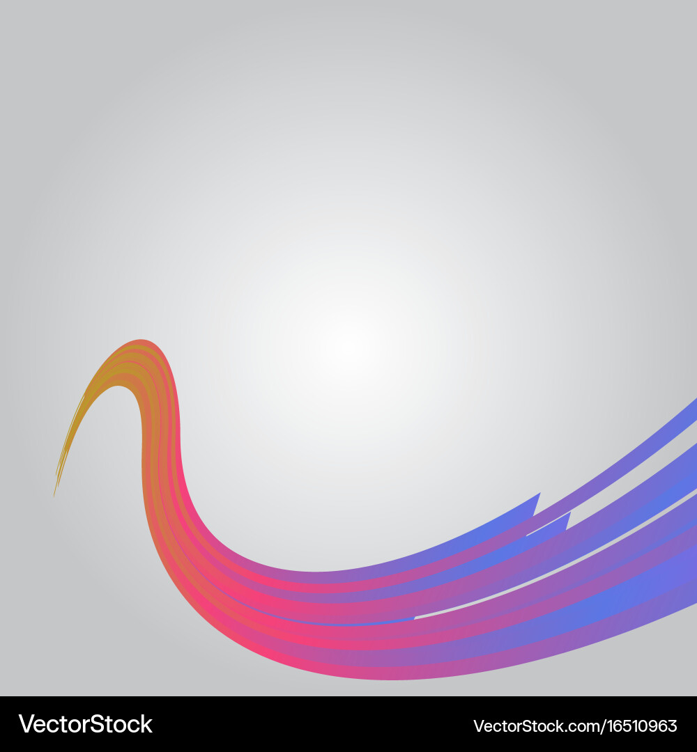 Abstract background with twisted swirles vector image