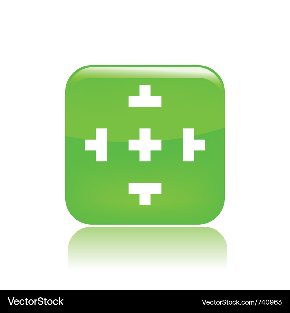 Pixel computer icon vector image