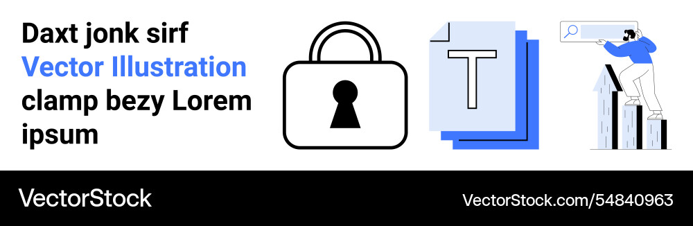 Secure data management and analysis with password Secure data management and analysis with password Vector Image