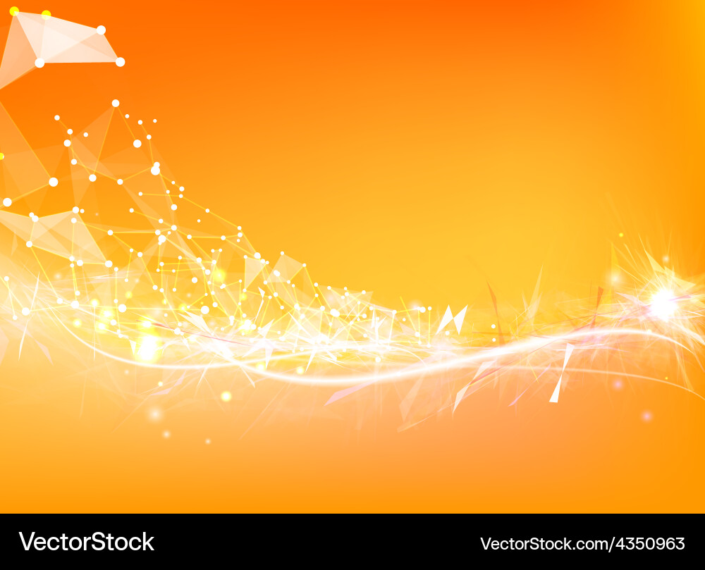 Shining Particle Swirl Vector Image