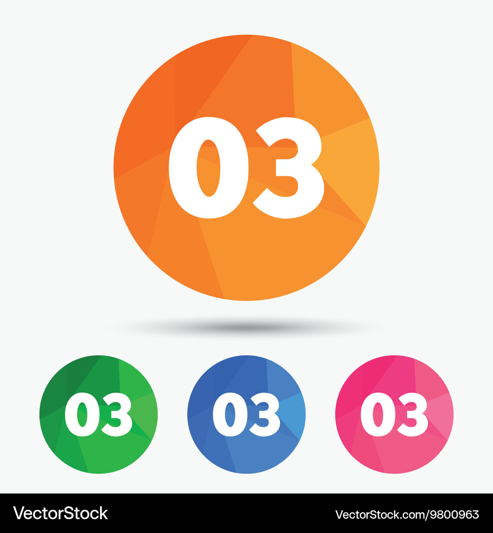 Third step sign loading process symbol Vector Image