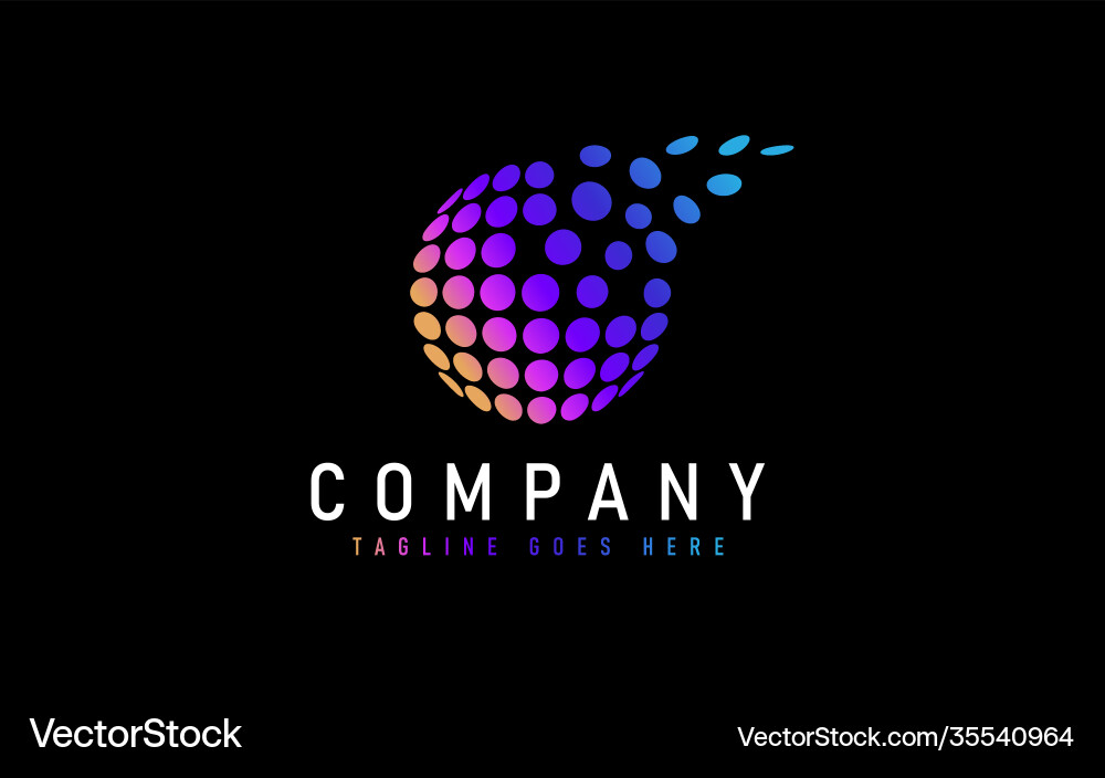 Abstract modern logo design based from circular Abstract modern logo design based from circular vector image