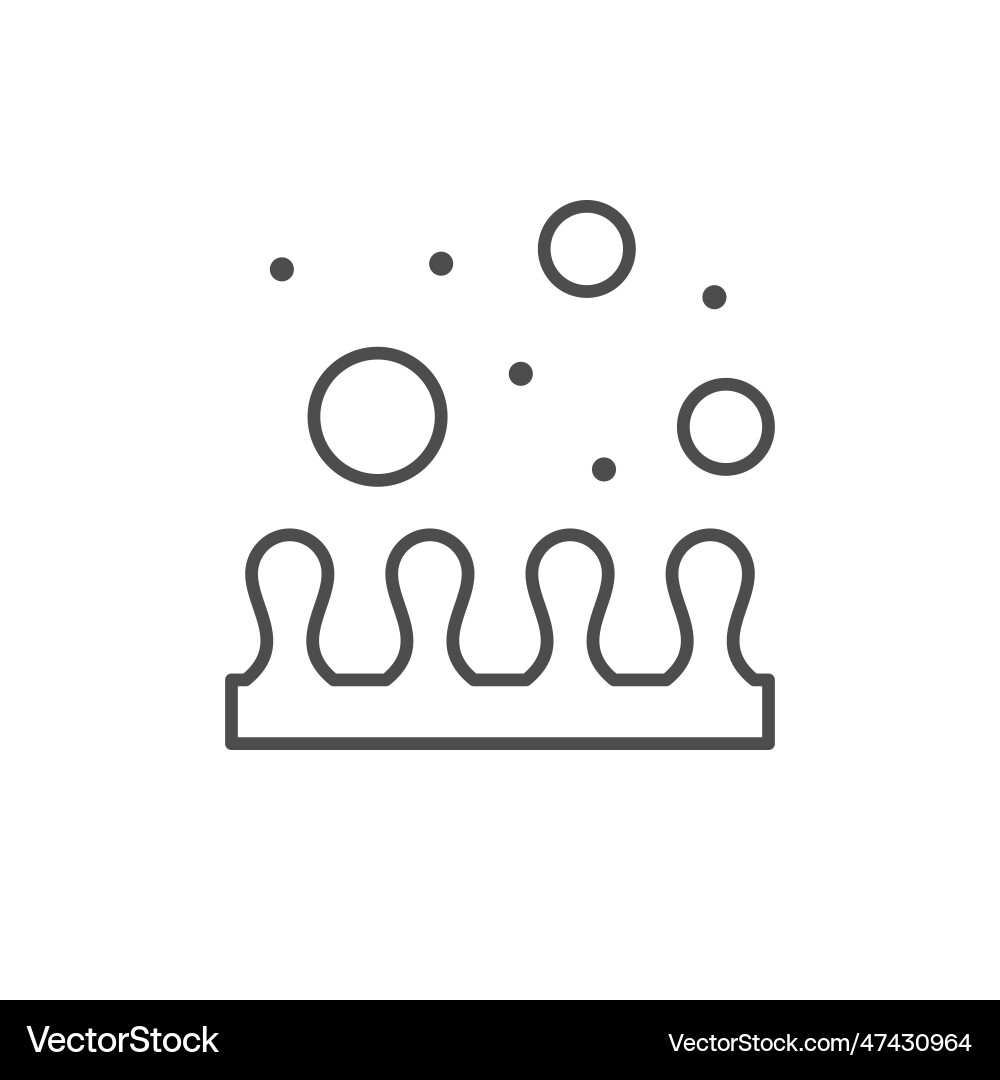 Darmabsorption Linie Umriss Icon Darmabsorption Linie Umriss Icon vektorbild