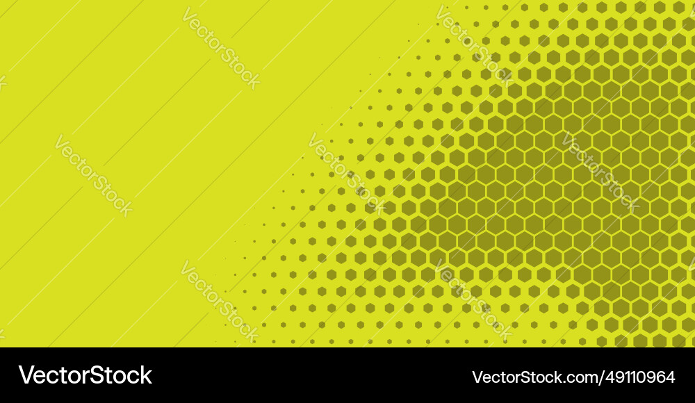 Geometric abstract hexagon two color background Vector Image