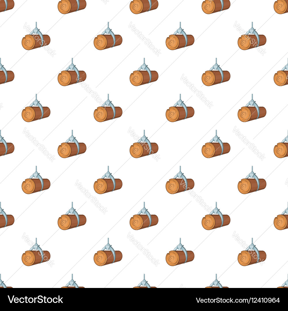 Log load pattern cartoon style Vector Image