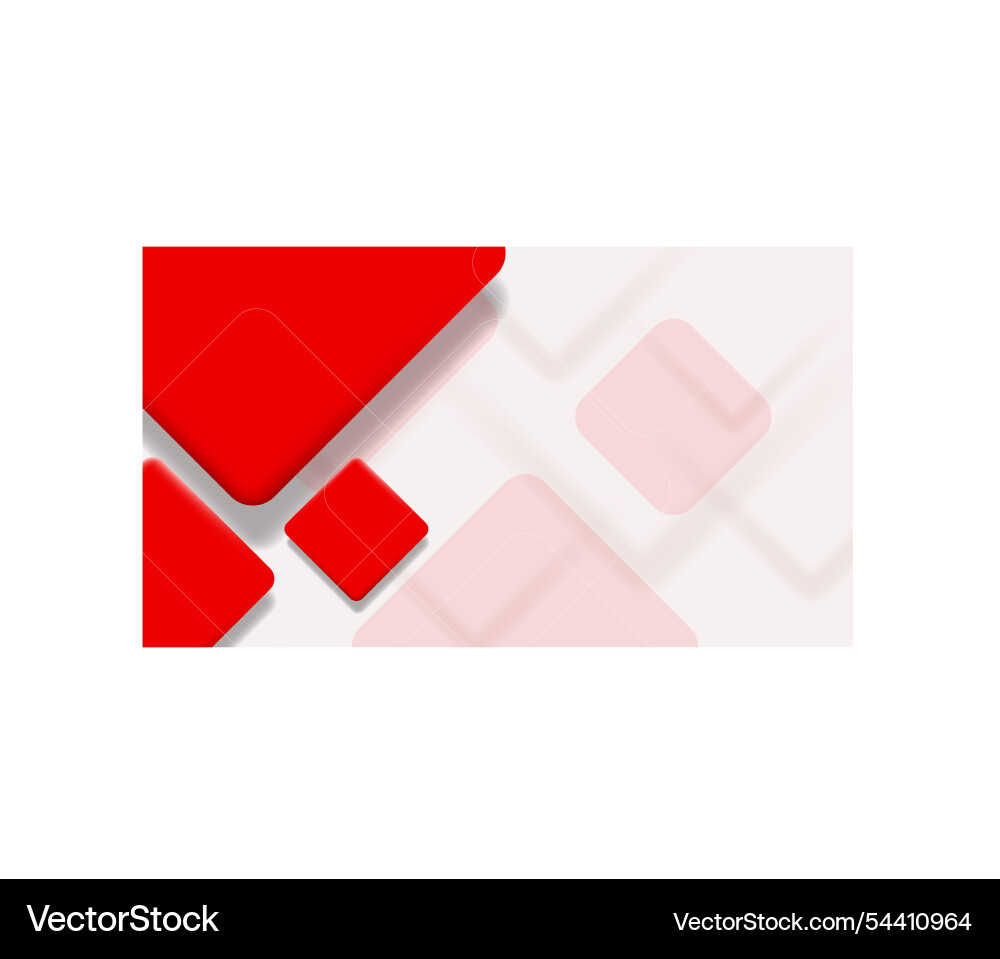 Red and white abstract background with rounded Red and white abstract background with rounded vector image