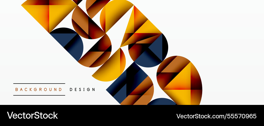 Abstract geometric pattern with intersecting Vector Image